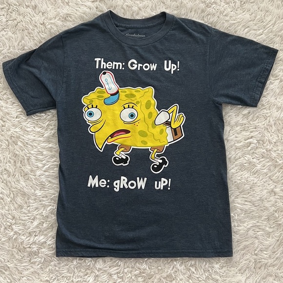 2/$25 SpongeBob Meme Shirt - Picture 6 of 9